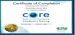 Certificate of Core Wellness